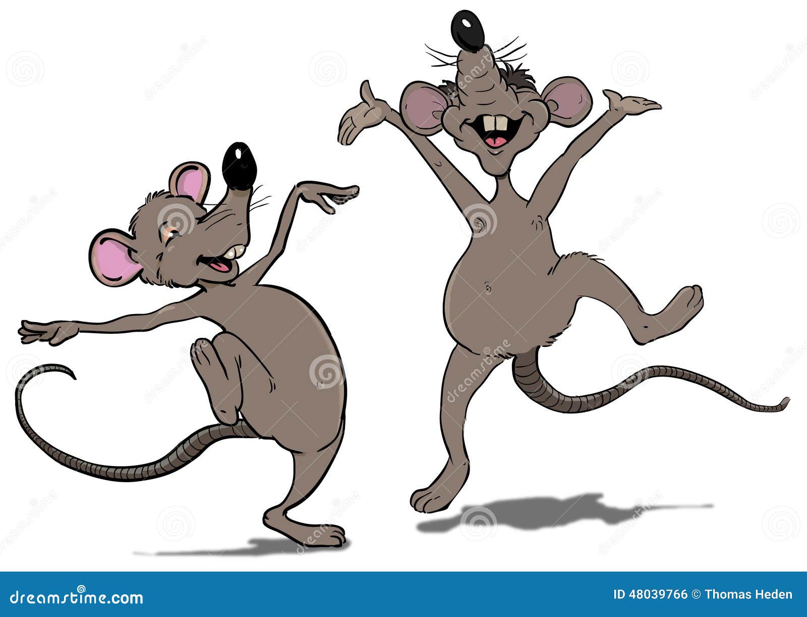 Happy mice and rat stock vector. Illustration of rats - 48039766