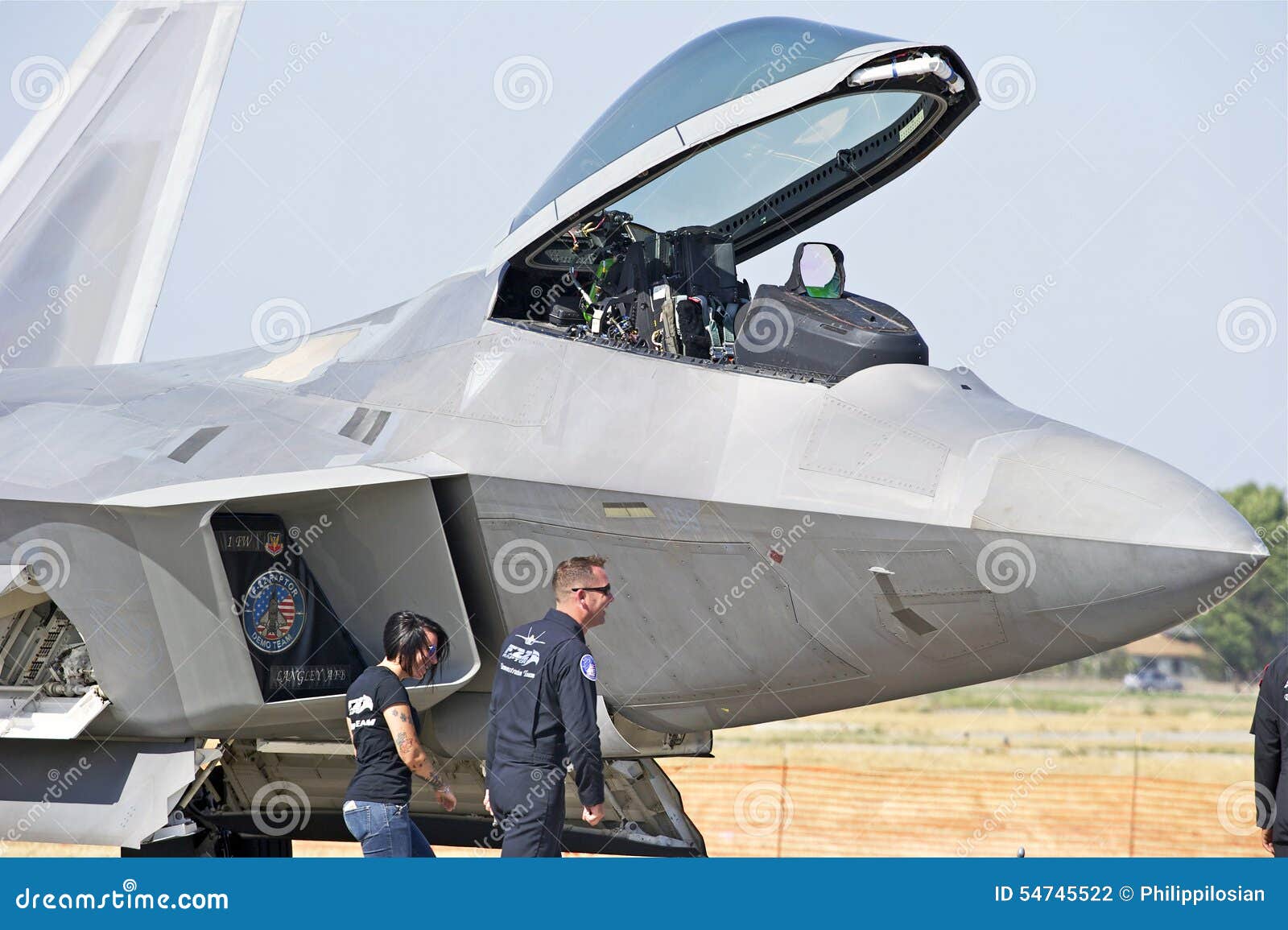 Raubvogel Taktisches Kampfflugzeug Lockheed Martins F 22