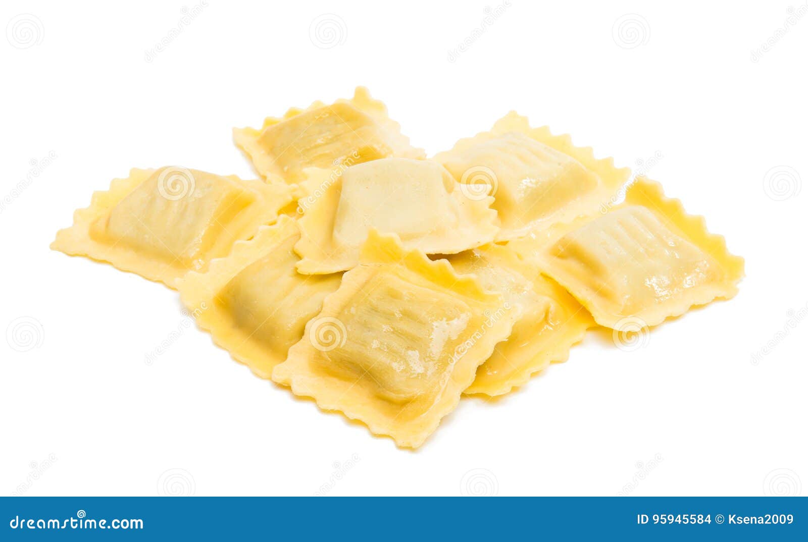 Ravioli isolated stock photo. Image of tradition, gourmet - 95945584