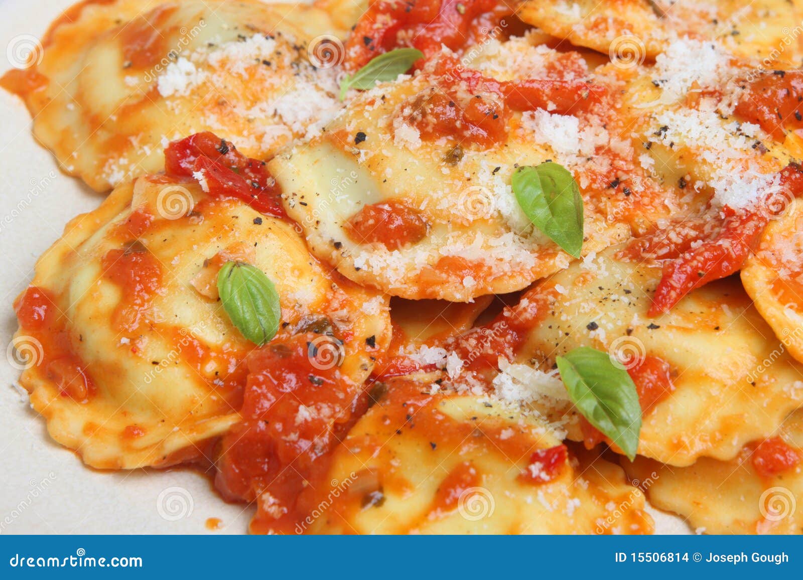 Ravioli Pasta Meal stock photo. Image of ground, pepper 15506814