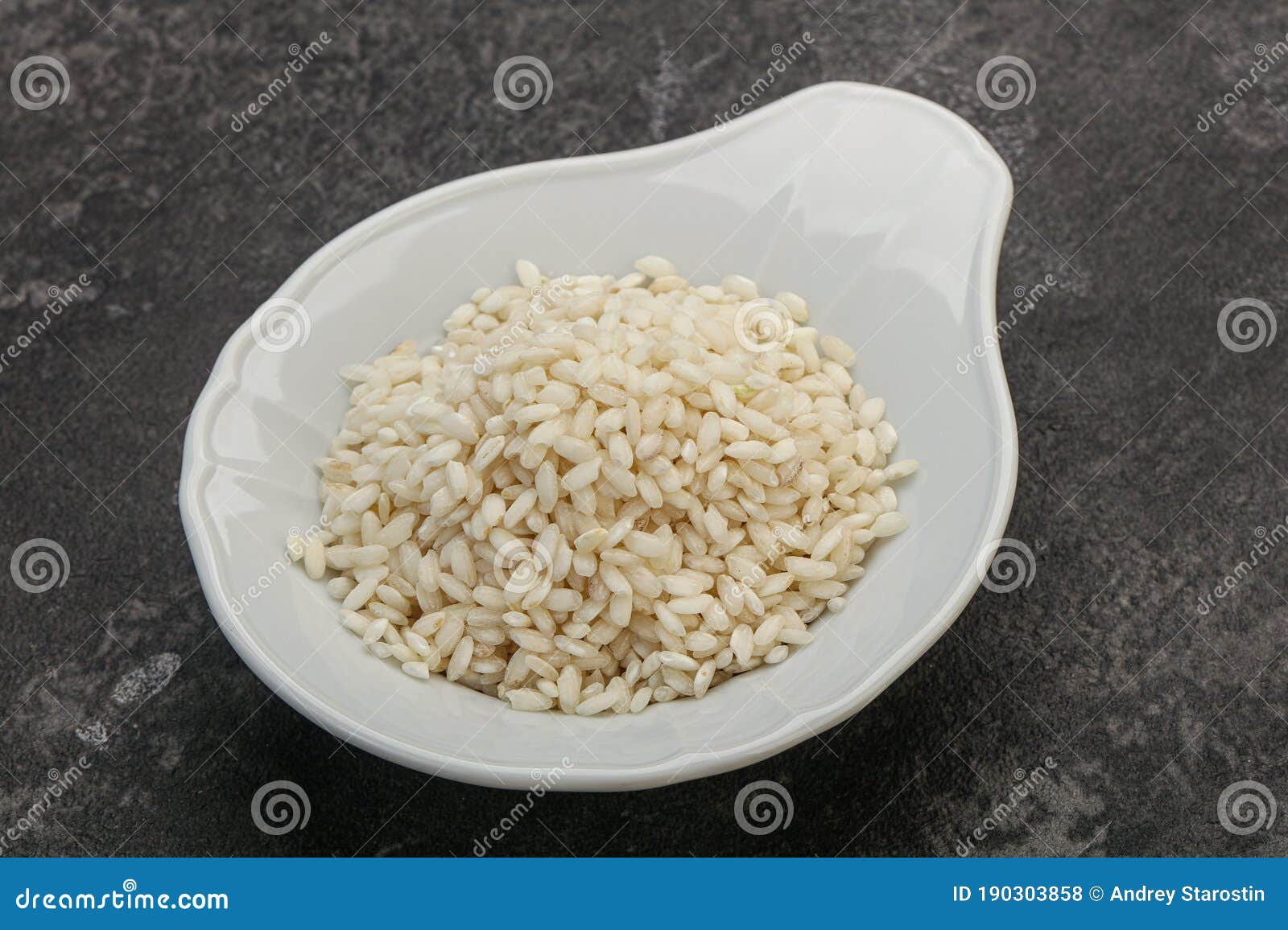 Raw Arborio Rice for Risotto Stock Photo Image of traditional
