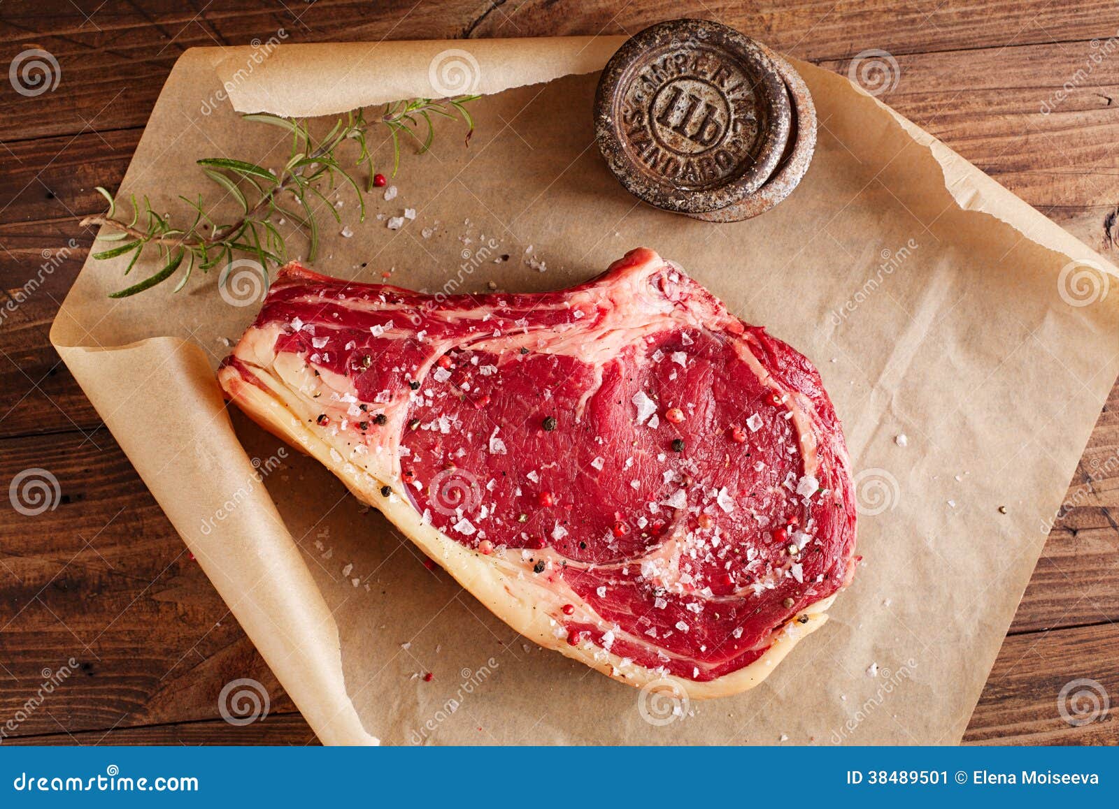 Raw beef Rib bone steak stock image. Image of chop, uncooked 38489501