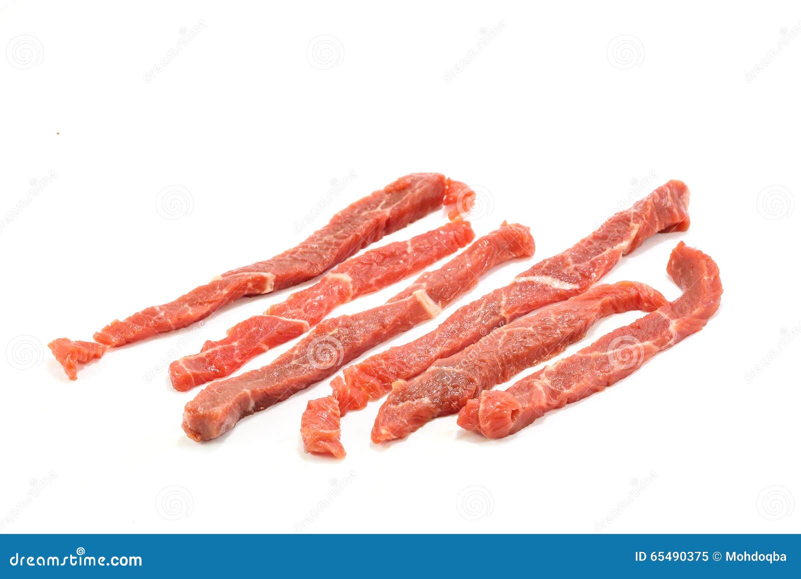 Raw beef strips fresh stock image. Image of gourmet, barbecue 65490375