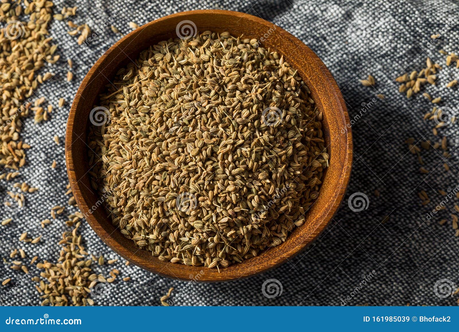 Raw Brown Organic Ajwain Seed Stock Image Image of ajowan, ammi