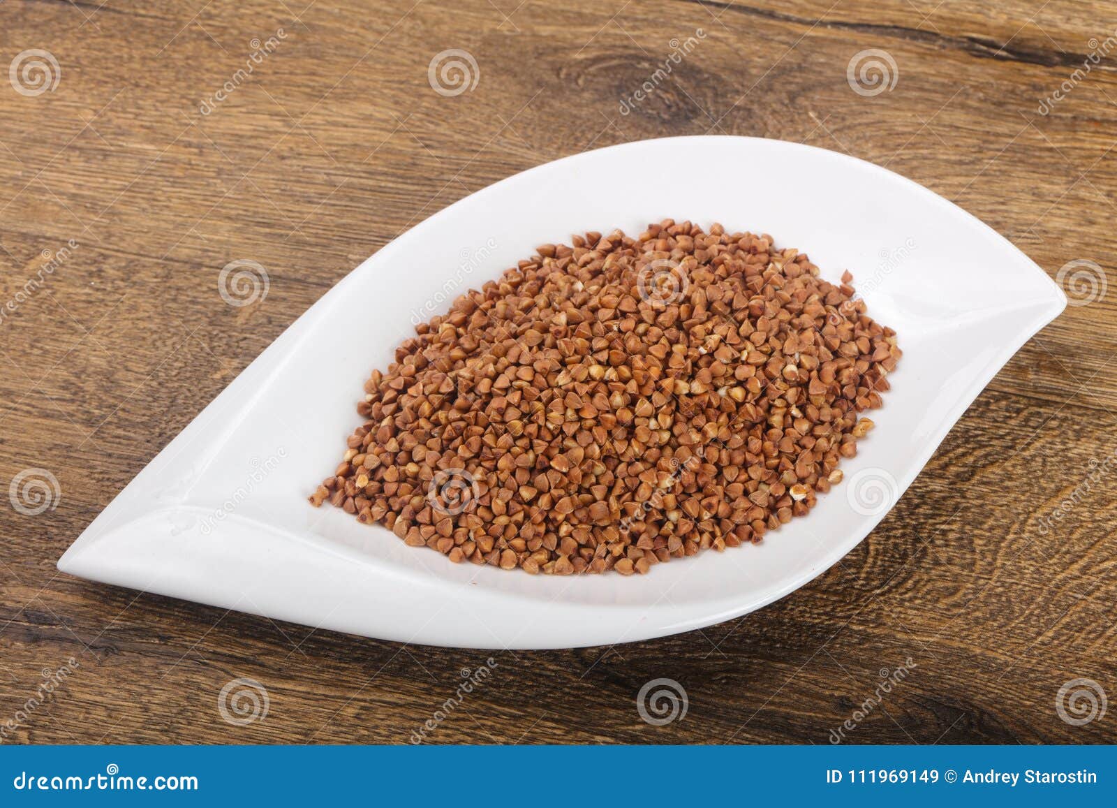 Raw buckwheat stock image. Image of grain, cereal, groat 111969149