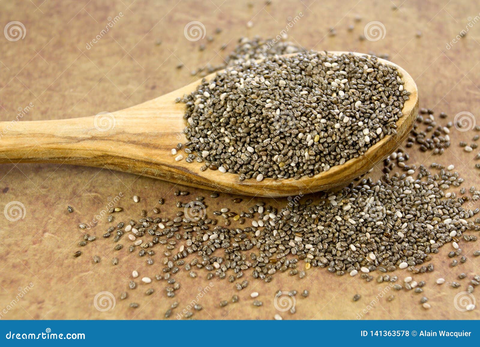 Raw chia seeds stock photo. Image of natural, seeds 141363578
