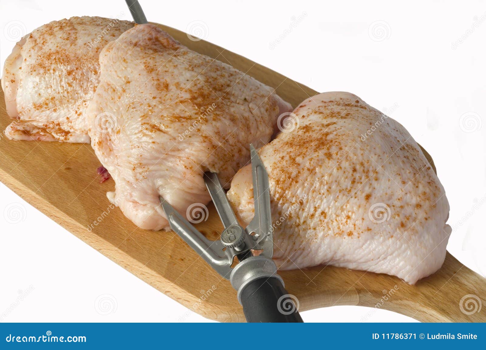 The raw chicken. stock image. Image of cooked, plate 11786371