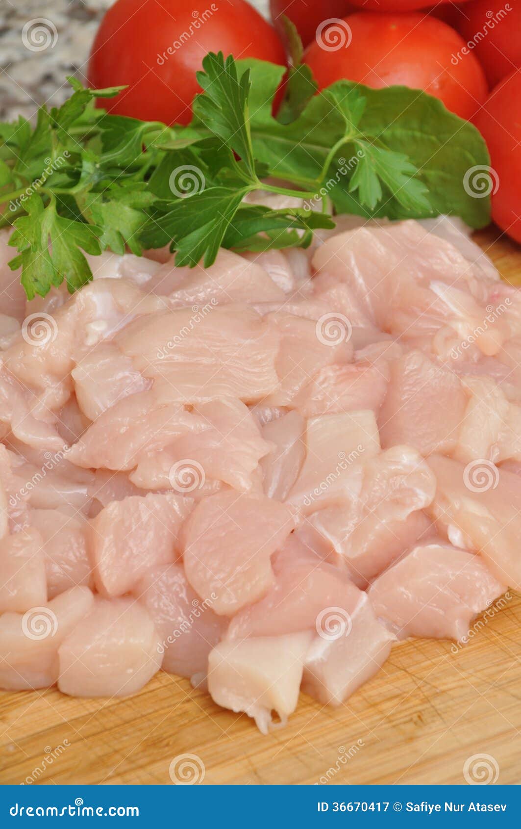 Raw chicken stock image. Image of meat, nutritious, parsley 36670417