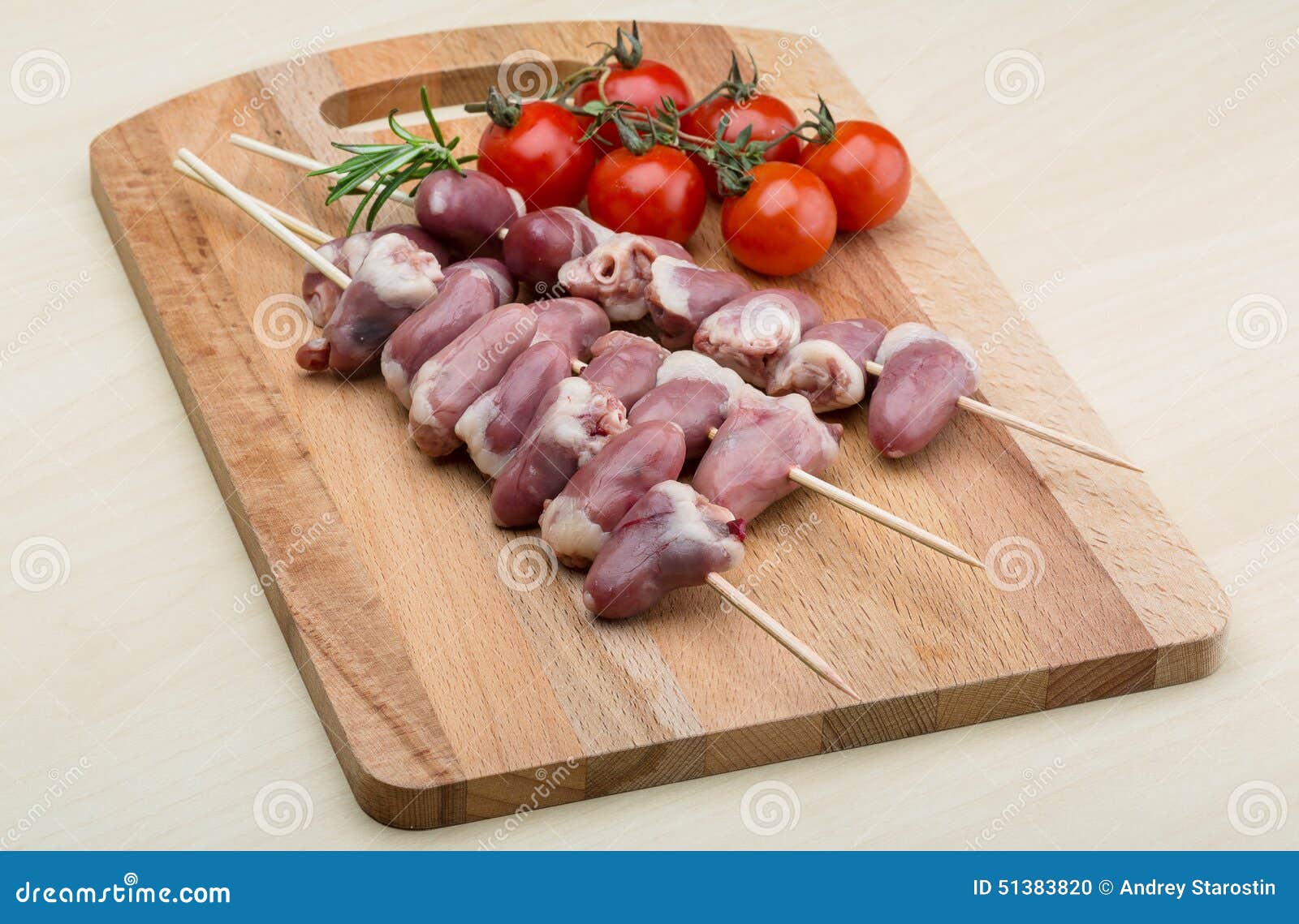 Raw Chicken Hearts for Barbecue Stock Photo Image of liver, studio