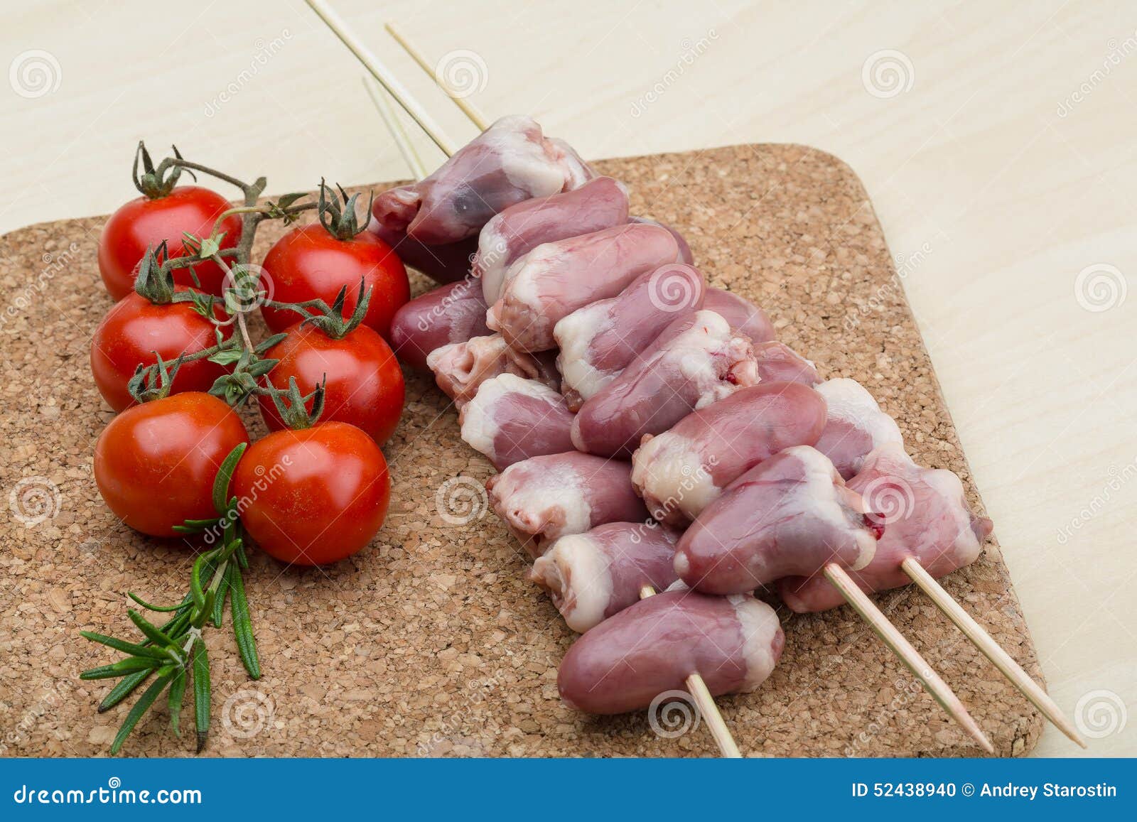 Raw Chicken Hearts for Barbecue Stock Photo Image of studio, cook