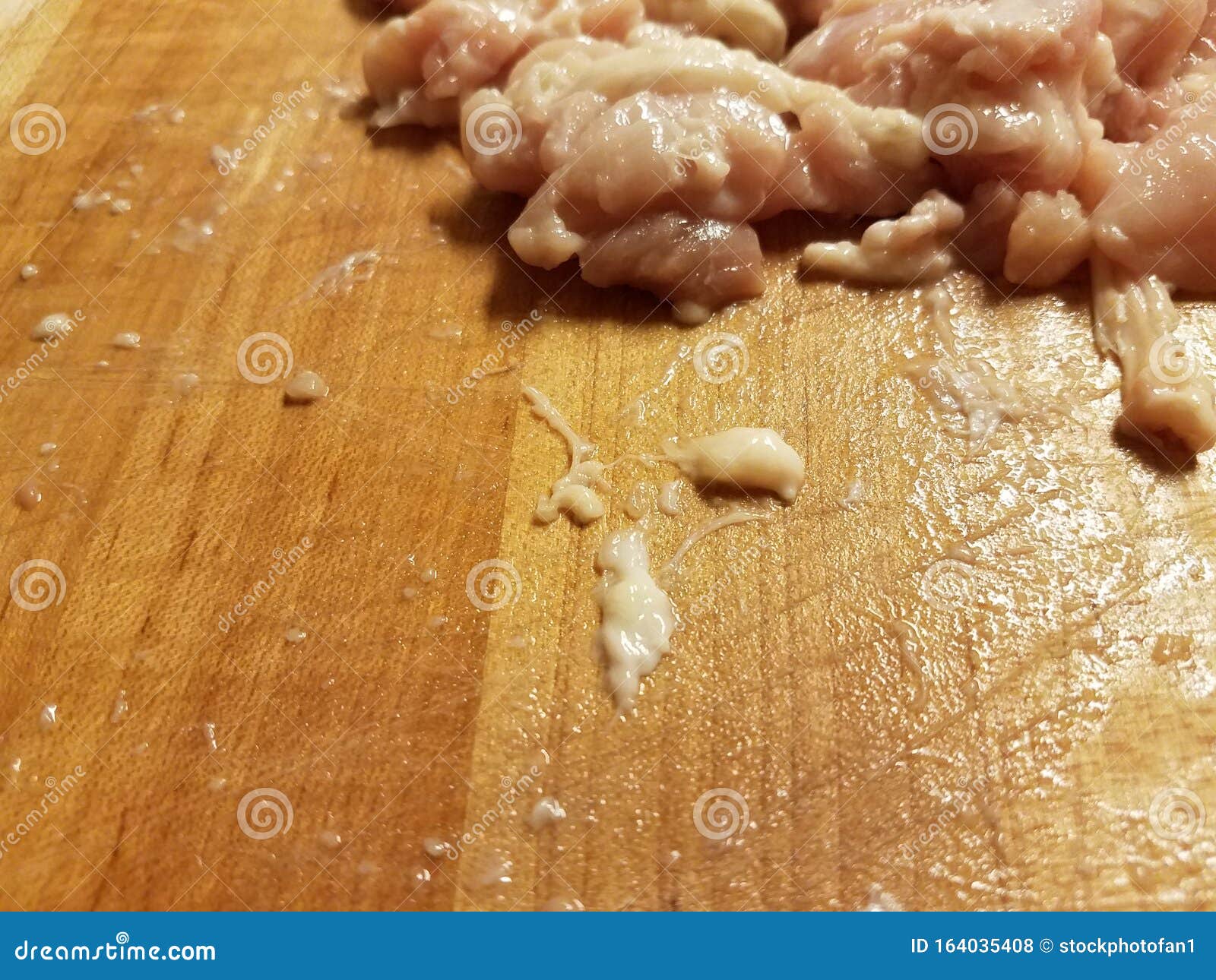 Raw Chicken Meat on Wood Cutting Board Stock Photo Image of dinner