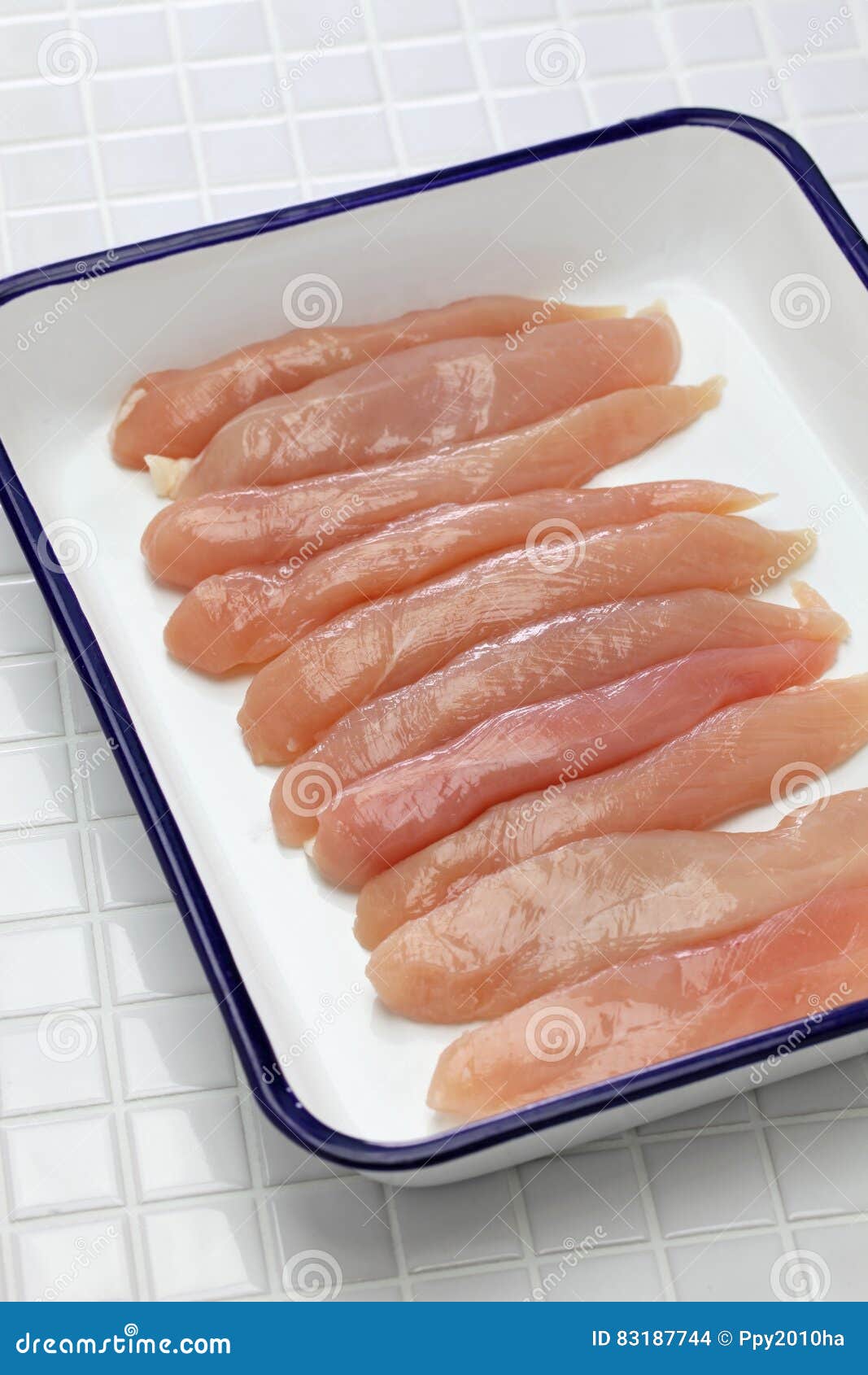 Raw chicken tenders stock photo. Image of healthy, tender 83187744