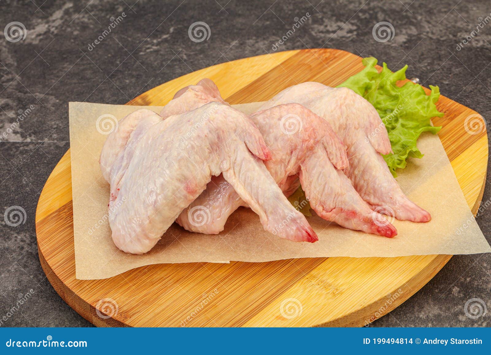 Raw Chicken Wings for Cooking Stock Photo Image of uncooked, poultry