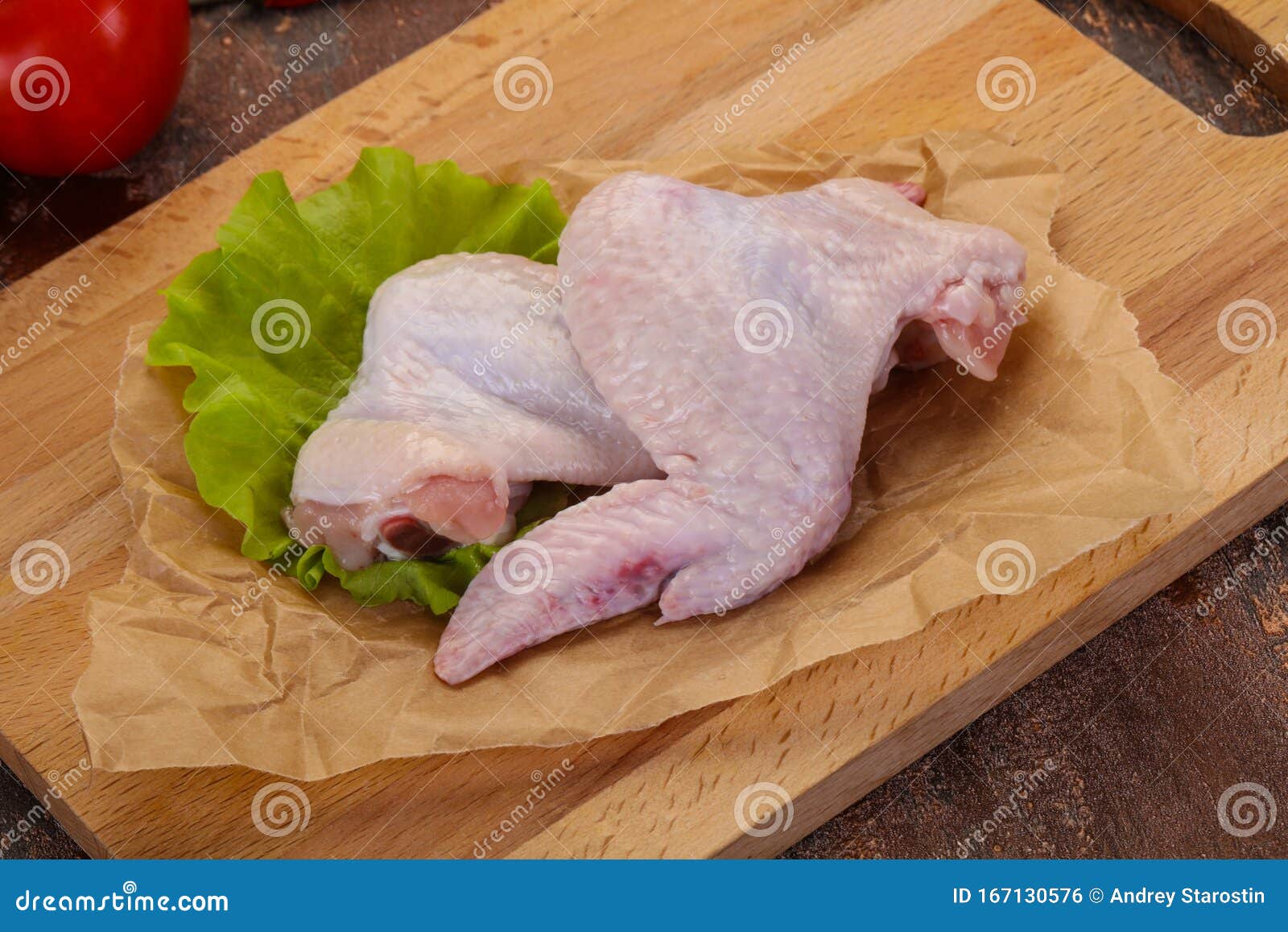 Raw chicken wings stock photo. Image of bone, healthy 167130576