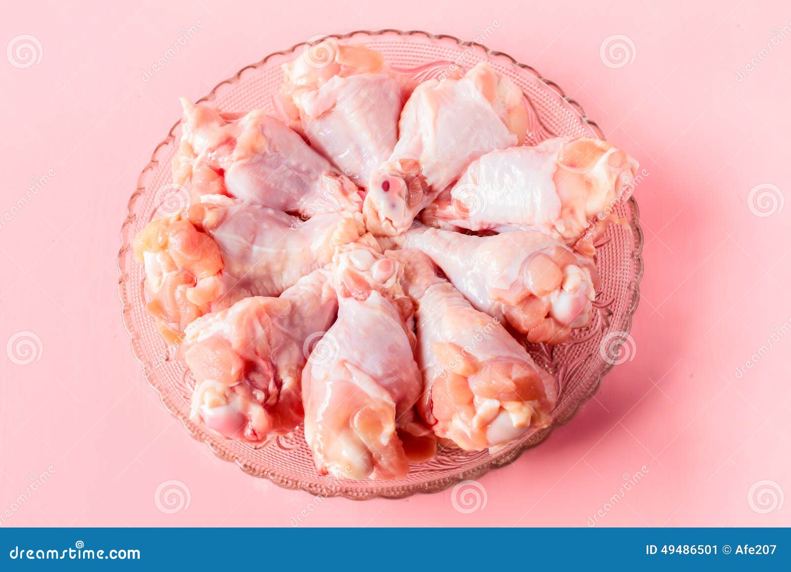 Raw chickens on plate stock image. Image of fowl, lunch 49486501