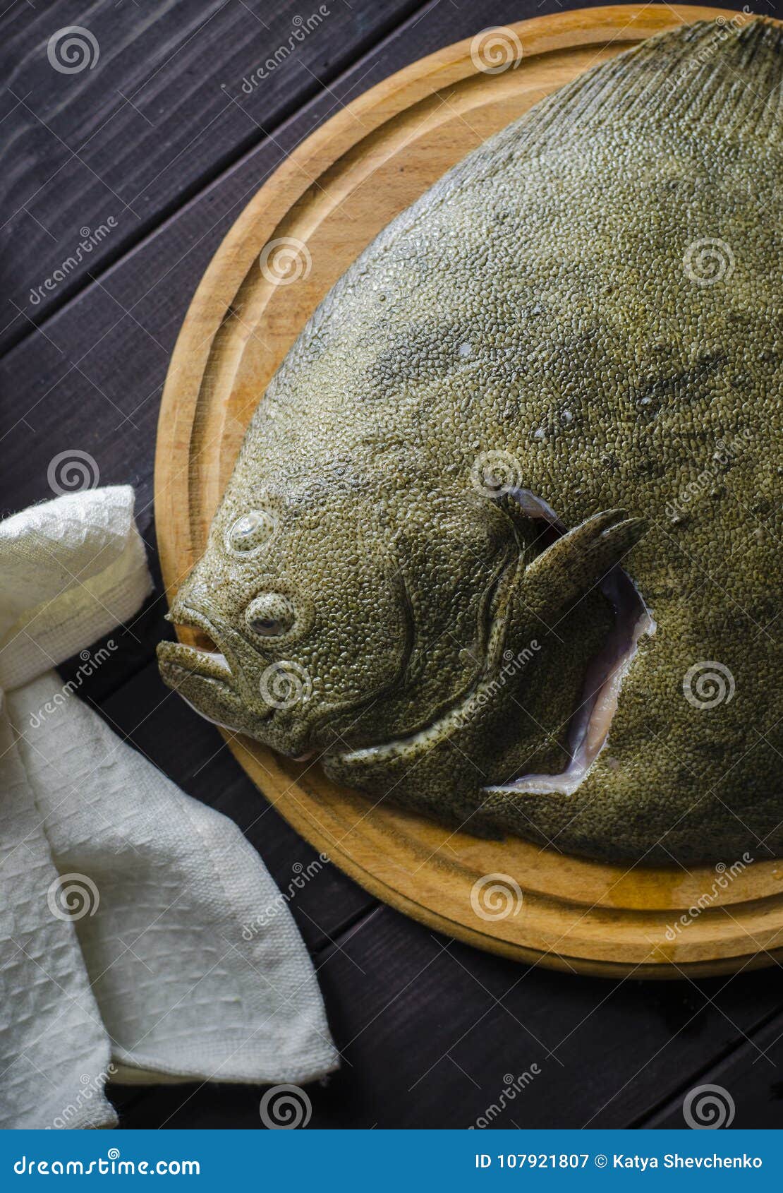 Raw flounder fish stock image. Image of preparation 107921807