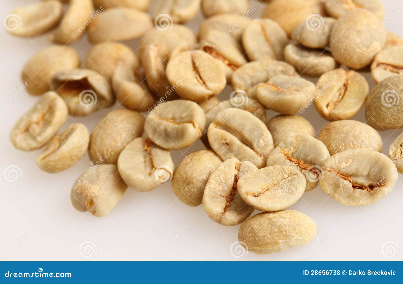 Raw coffee beans stock photo. Image of freshest, space 28656738