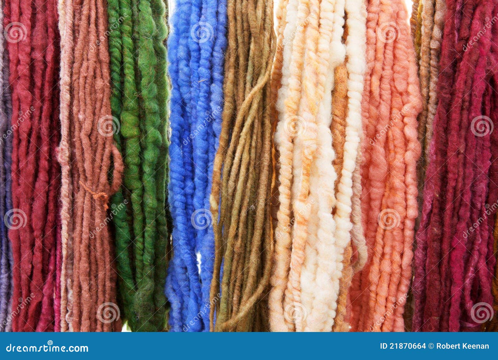 Raw colored Yarn stock photo. Image of fiber, closeup 21870664