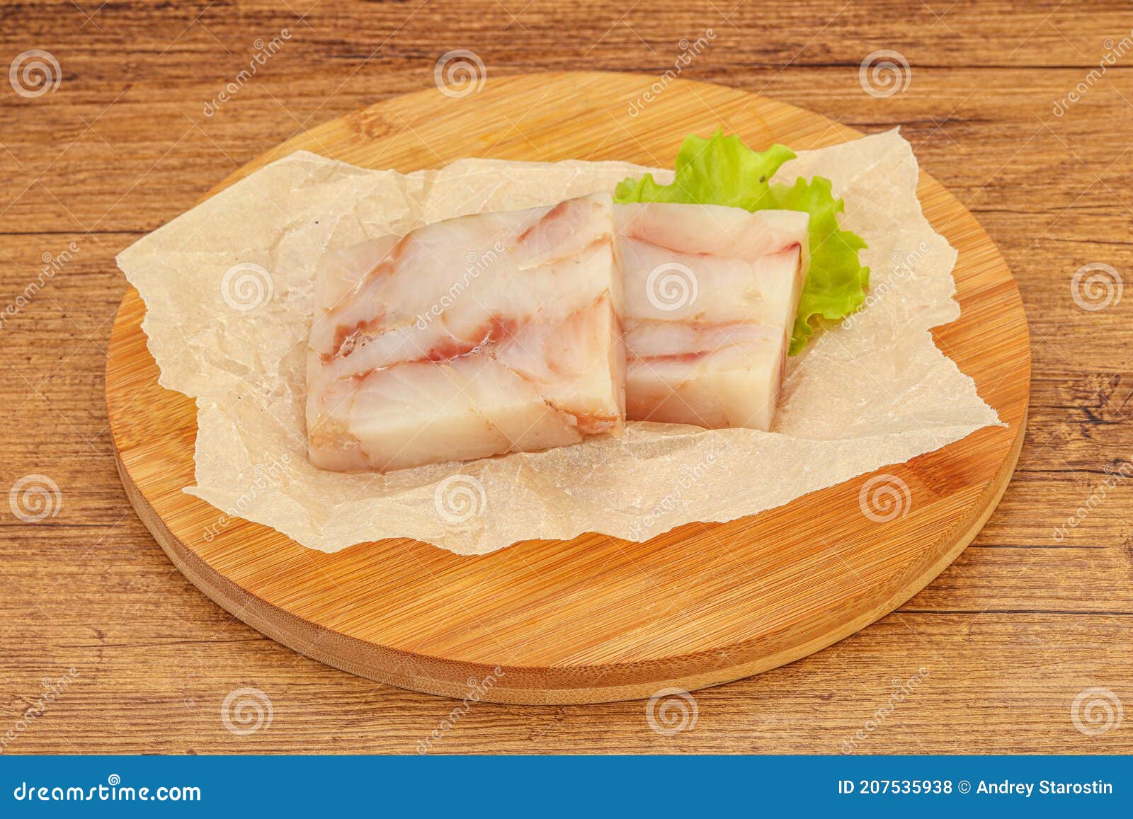 Raw Pollock Fish Fillet for Cooking Stock Photo Image of cooking