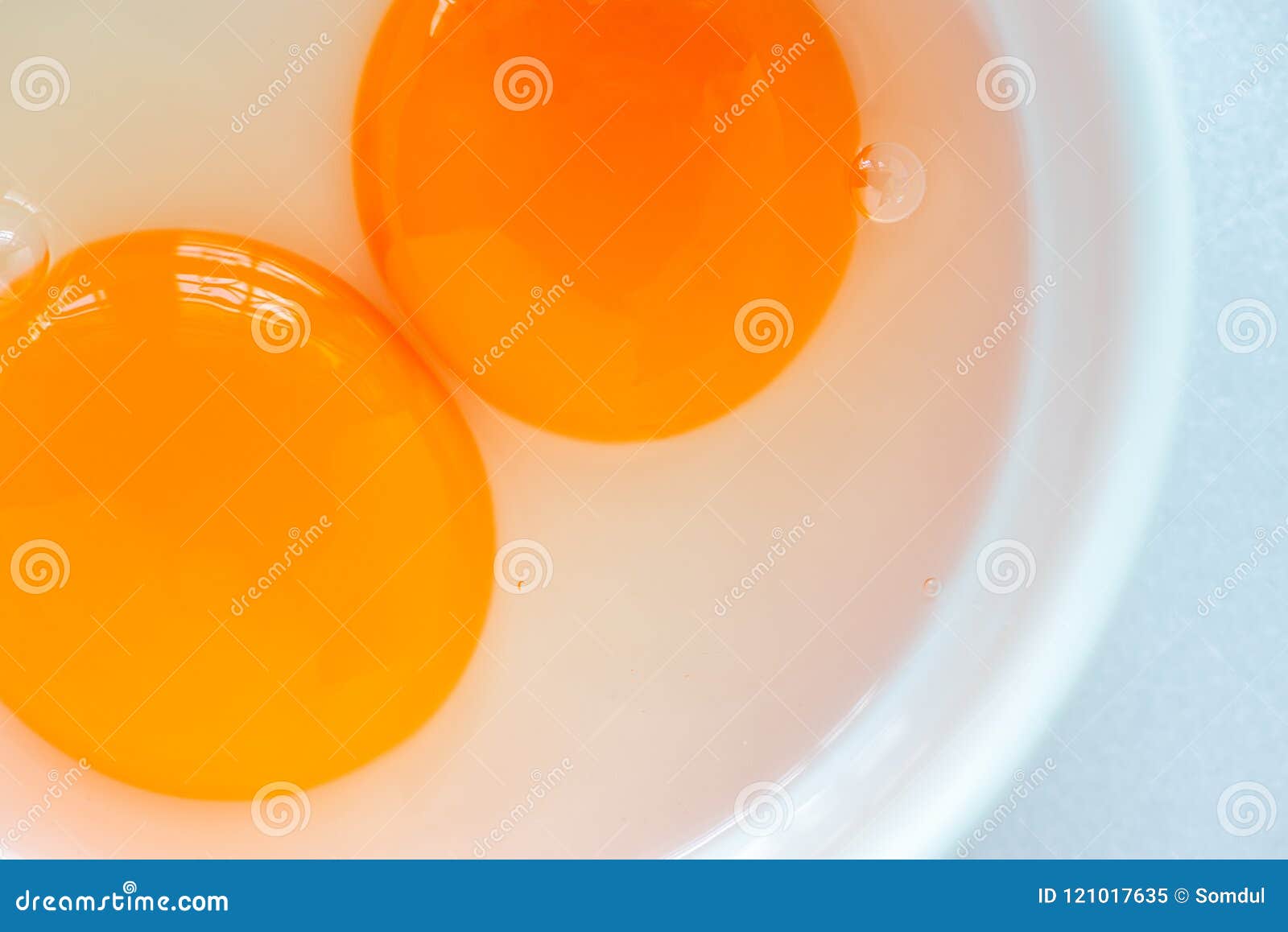 Raw duck egg yolks stock image. Image of bowl, duck 121017635