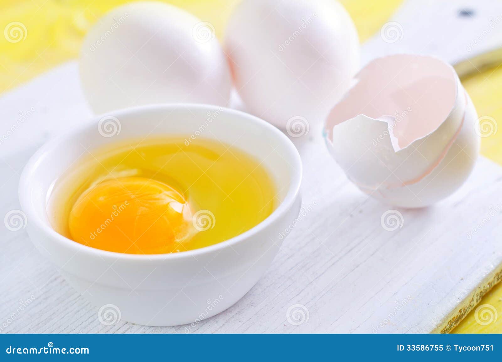 Raw eggs stock image. Image of brown, closeup, dairy 33586755