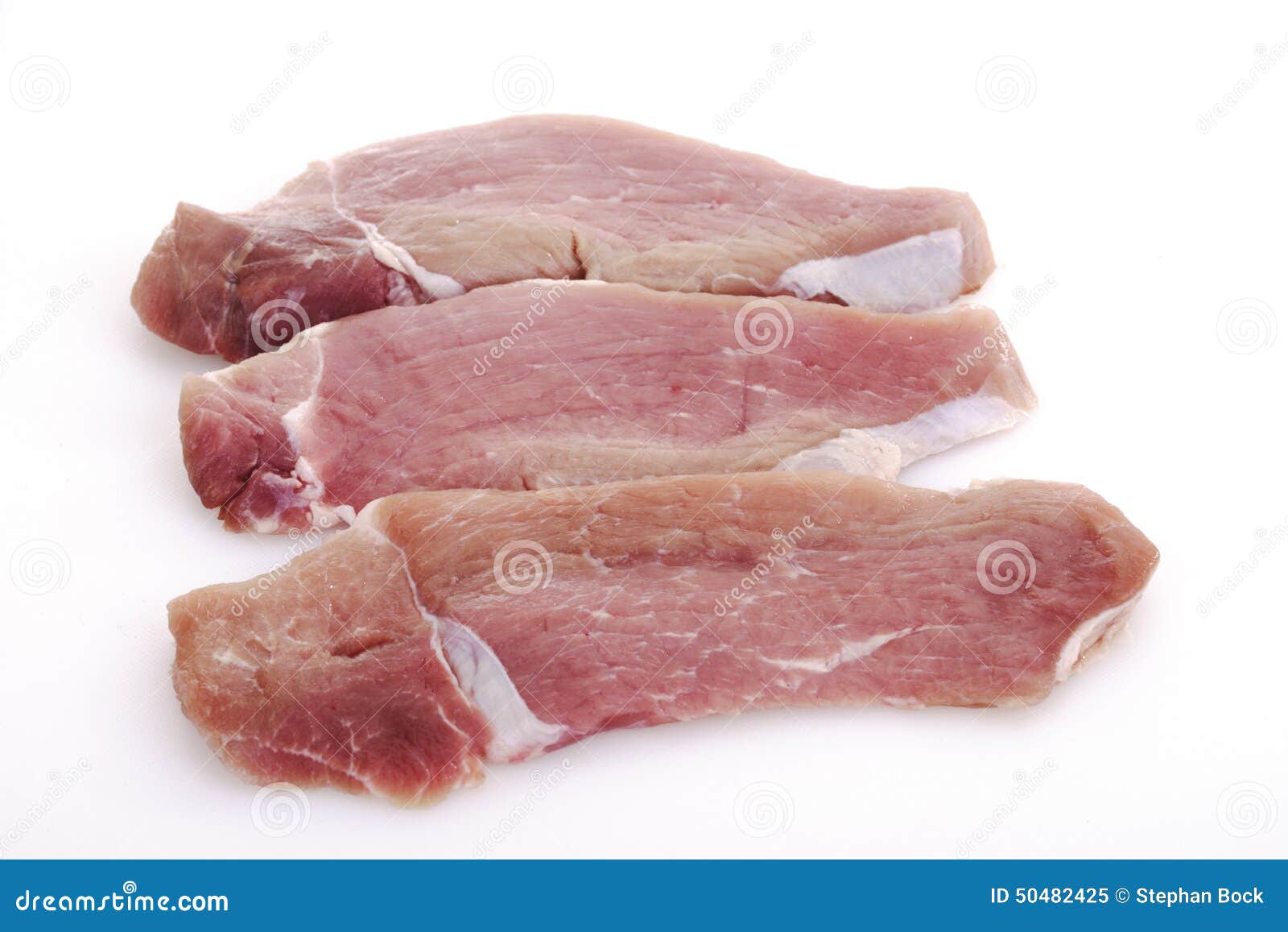 Raw escalope, pork stock image. Image of chunk, fresh 50482425