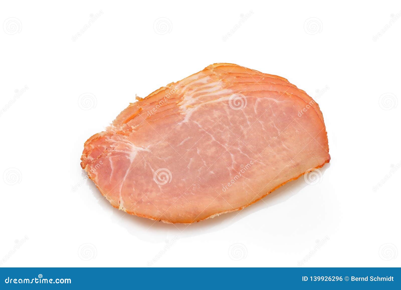 Raw Fillet of Ham in Slices Stock Photo Image of welzheimer, meat 139926296