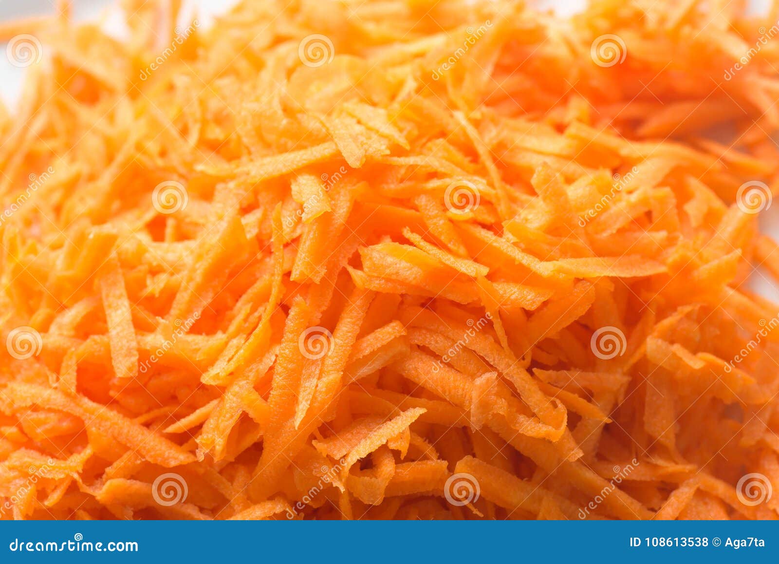 Raw grated carrot stock photo. Image of ingredient, delicious 108613538