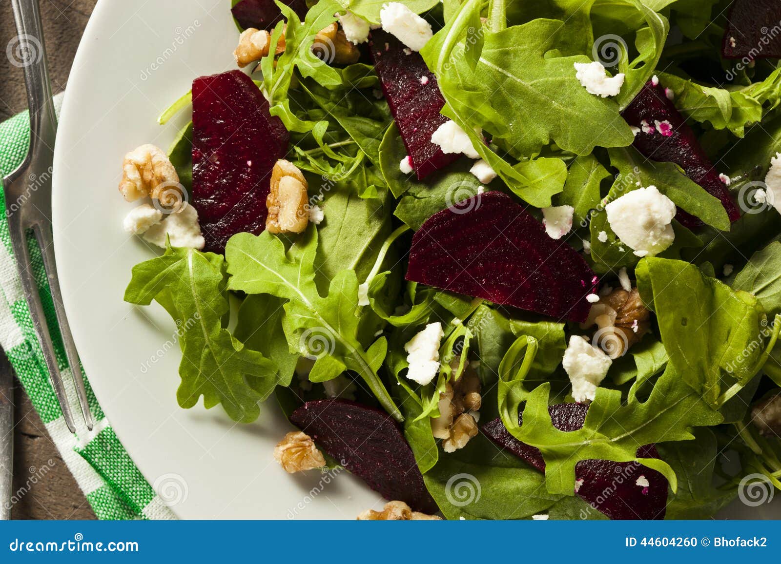 Raw Green Beet and Arugula Salad Stock Photo Image of delicious