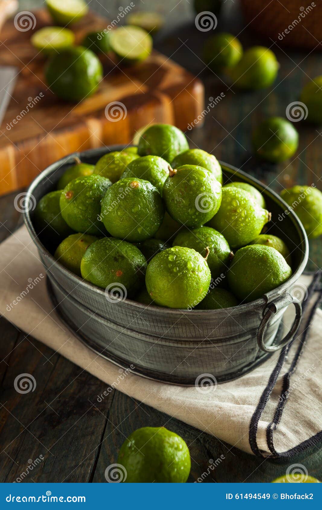 Raw Green Organic Key Limes Stock Image Image of freshness, ripe