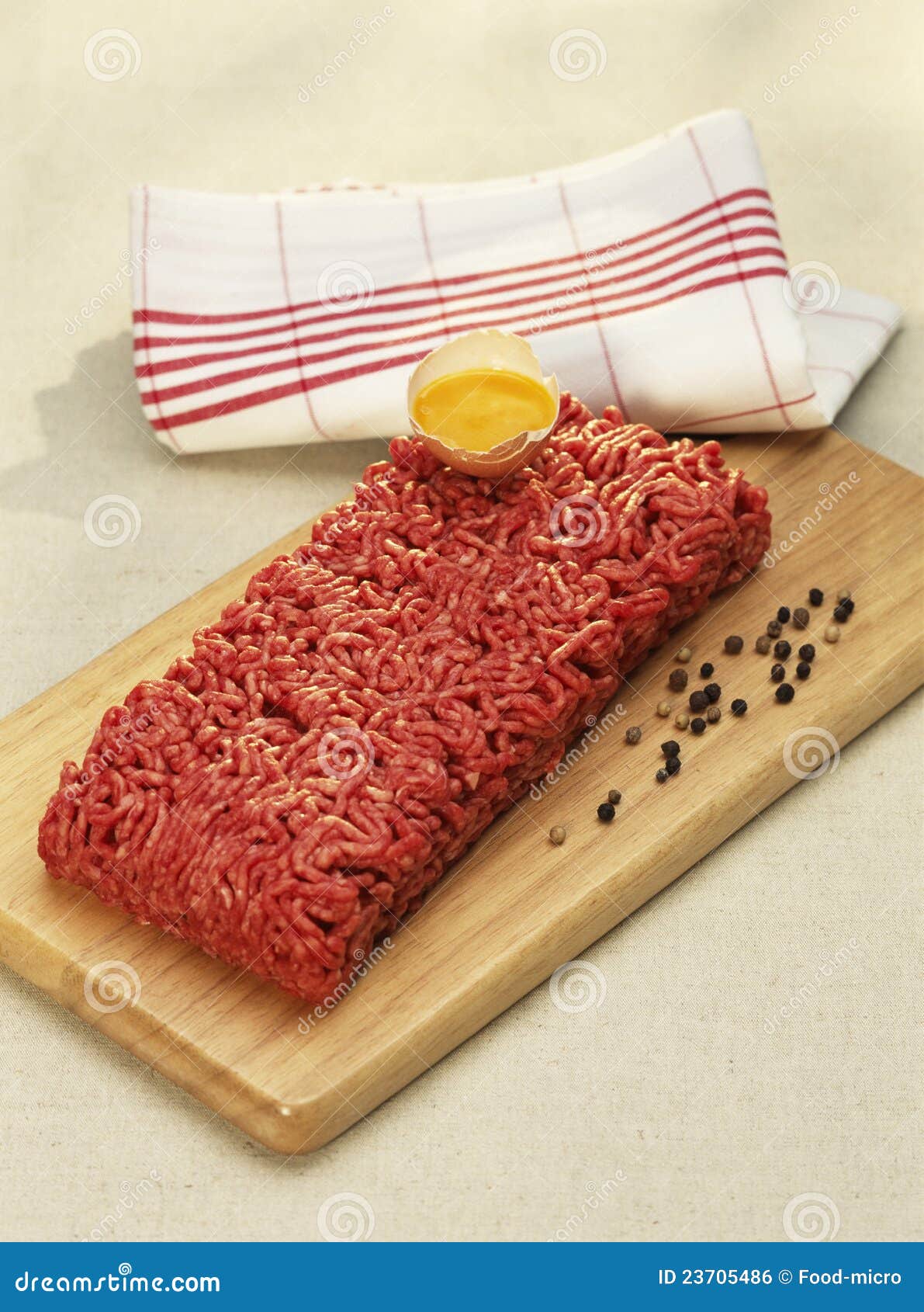 Raw ground meat stock photo. Image of ingredient, chopped 23705486