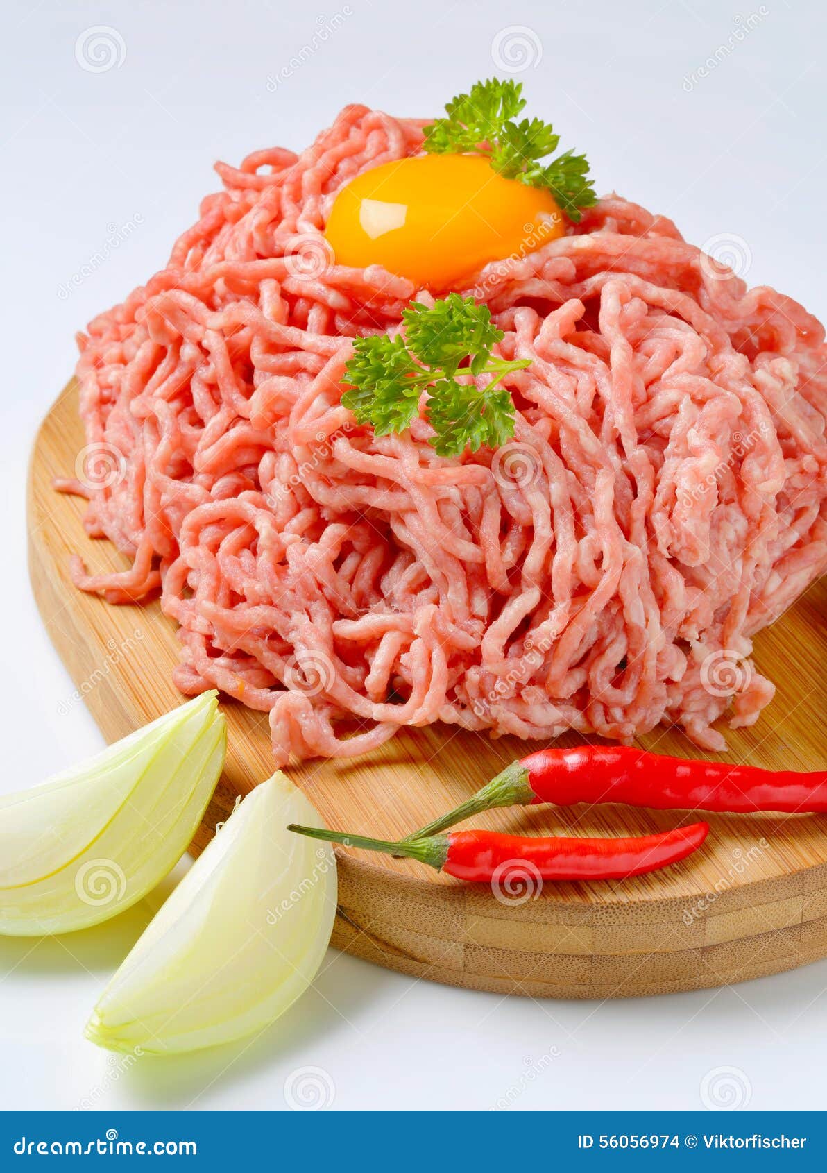 Raw ground pork stock photo. Image of minced, preparation 56056974