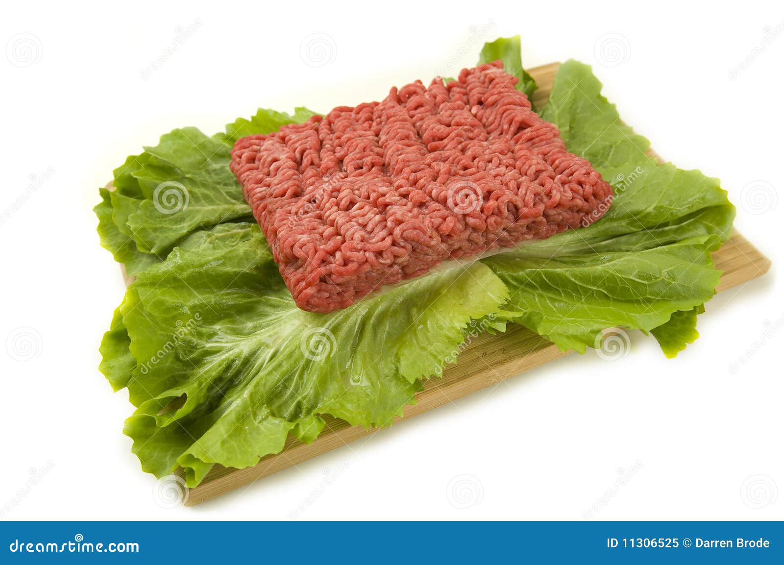 Raw Hamburger stock image. Image of lettuce, beef, white 11306525