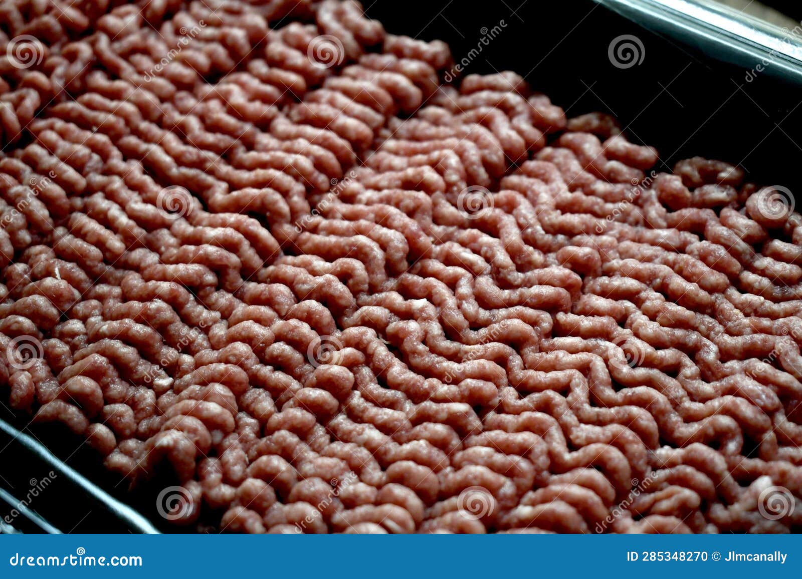 Raw hamburger meat stock photo. Image of chopped, fresh 285348270