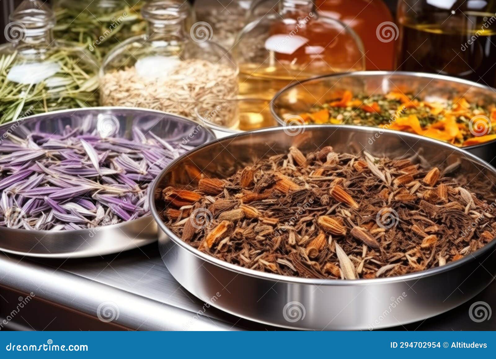 Raw Ingredients for Ginmaking Process Predistillation Stock Photo