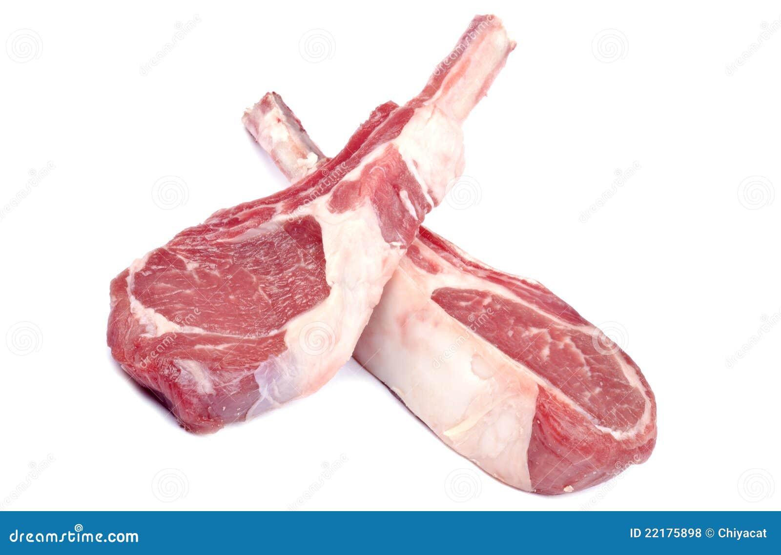 raw lamb chops