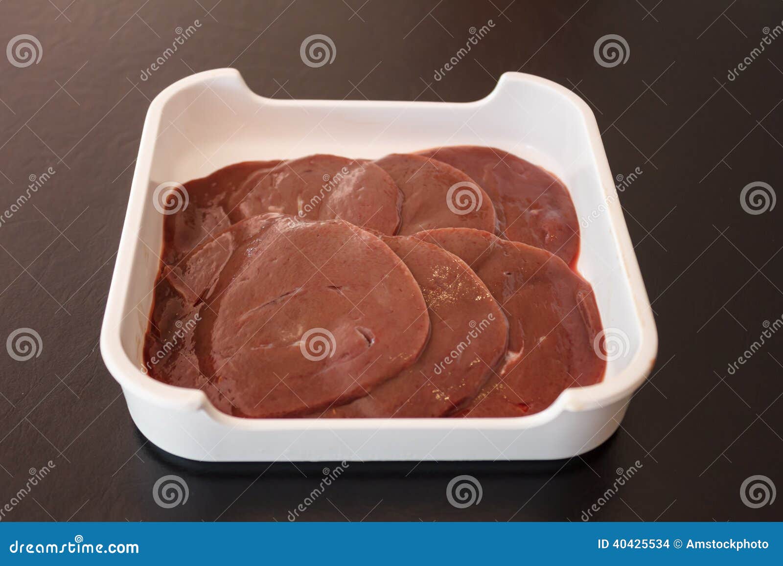 Raw liver stock photo. Image of liver, photo, blood, offal 40425534
