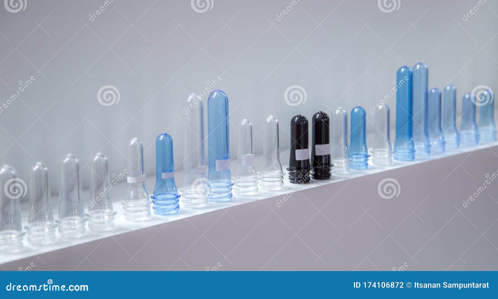 Raw Material for Plastic Bottle Process Stock Photo Image of