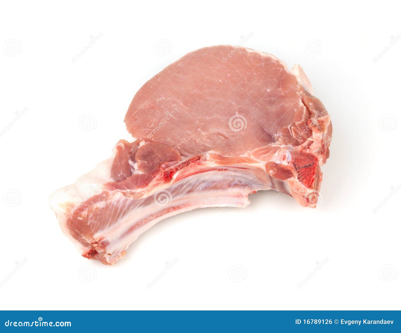 Raw meat with bone stock photo. Image of bloody, kitchen 16789126