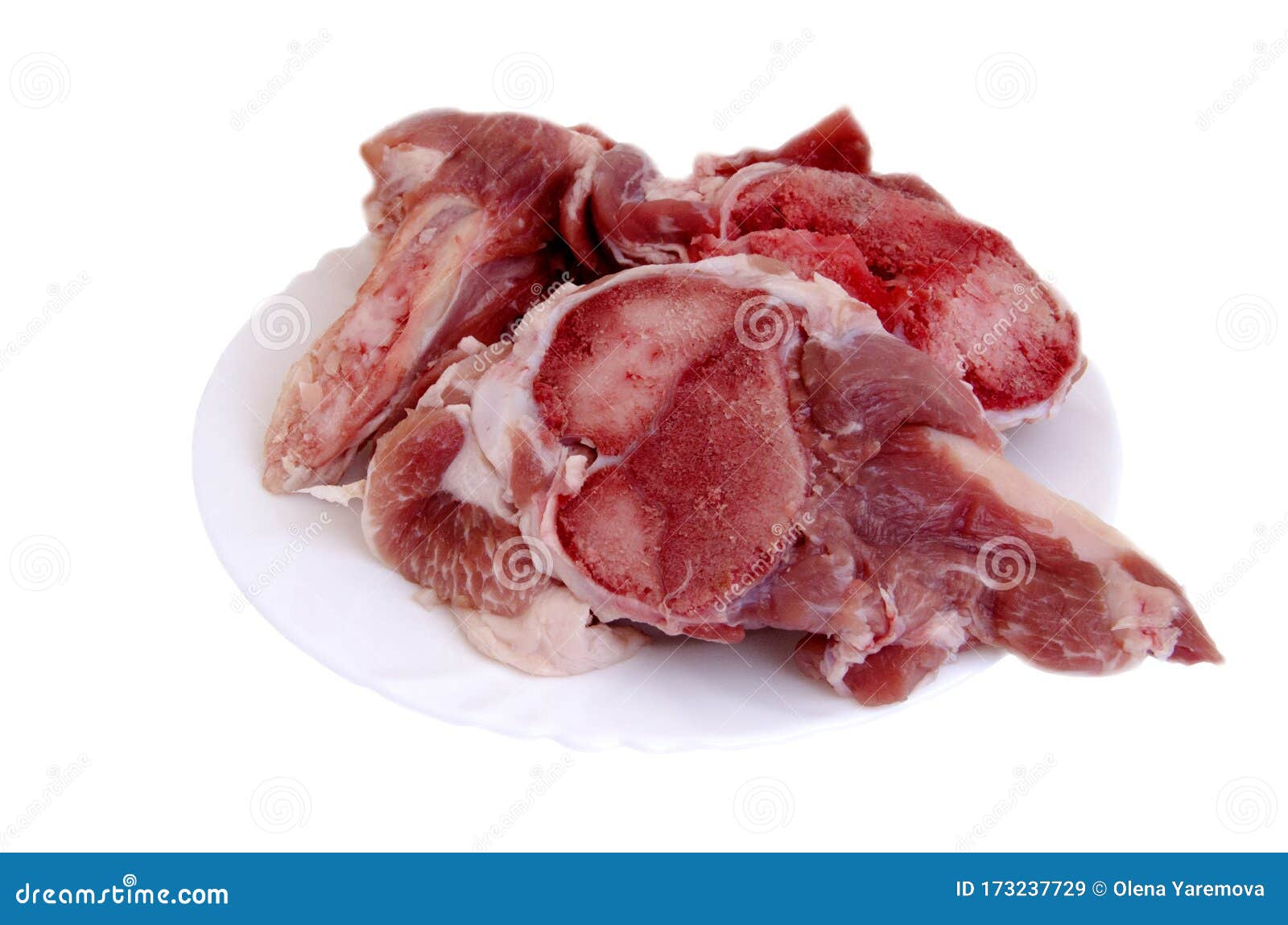 raw meat bones