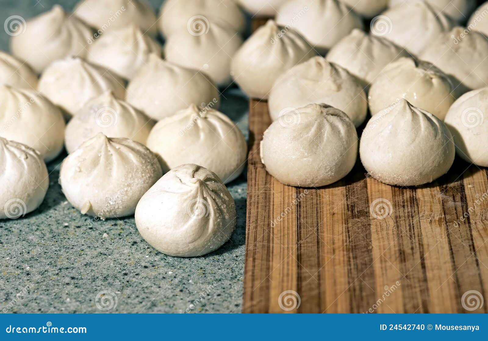 Raw meat dumplings stock photo. Image of frozen, cold 24542740