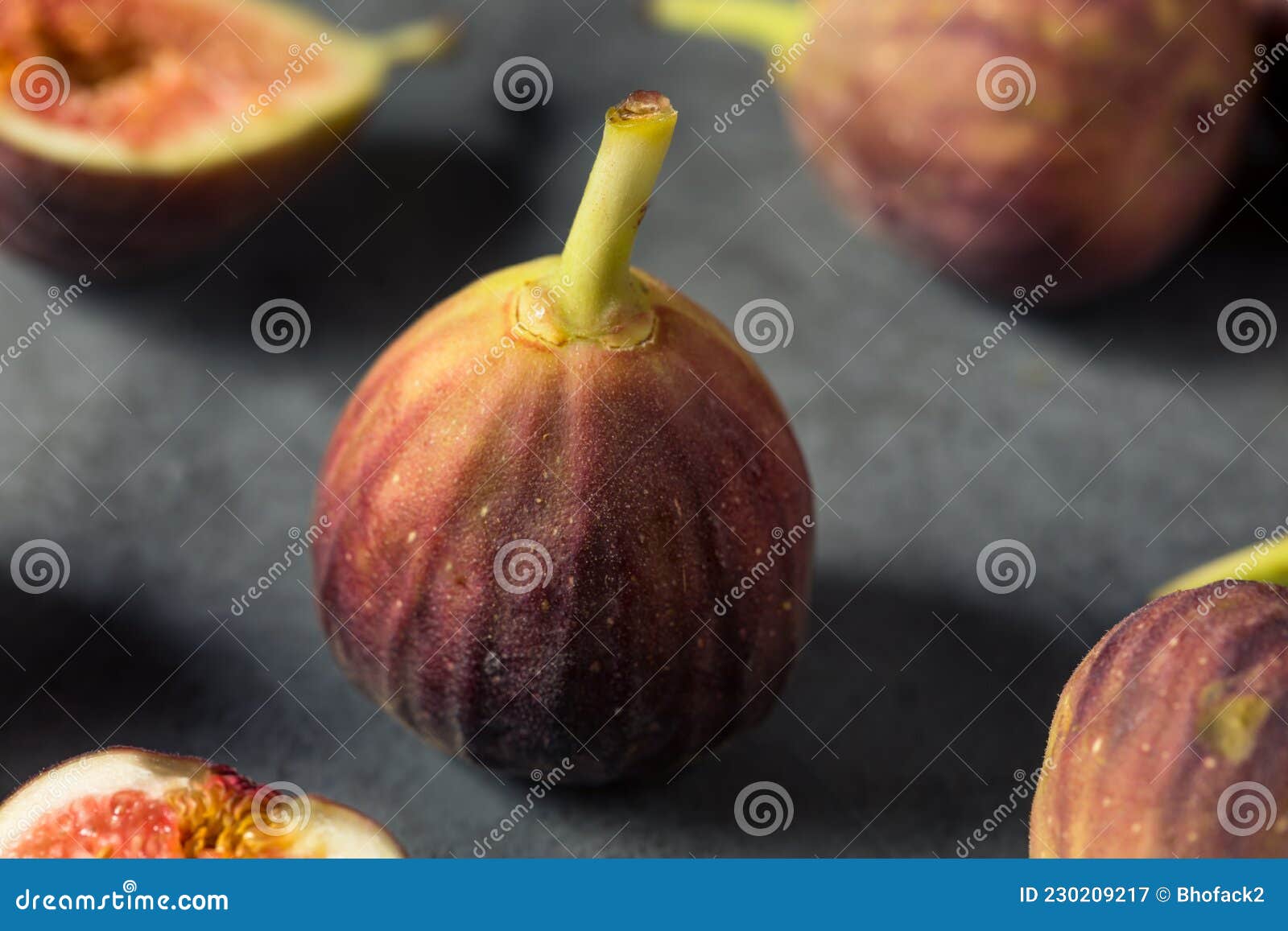 Raw Organic Brown Figs stock image. Image of ingredient 230209217
