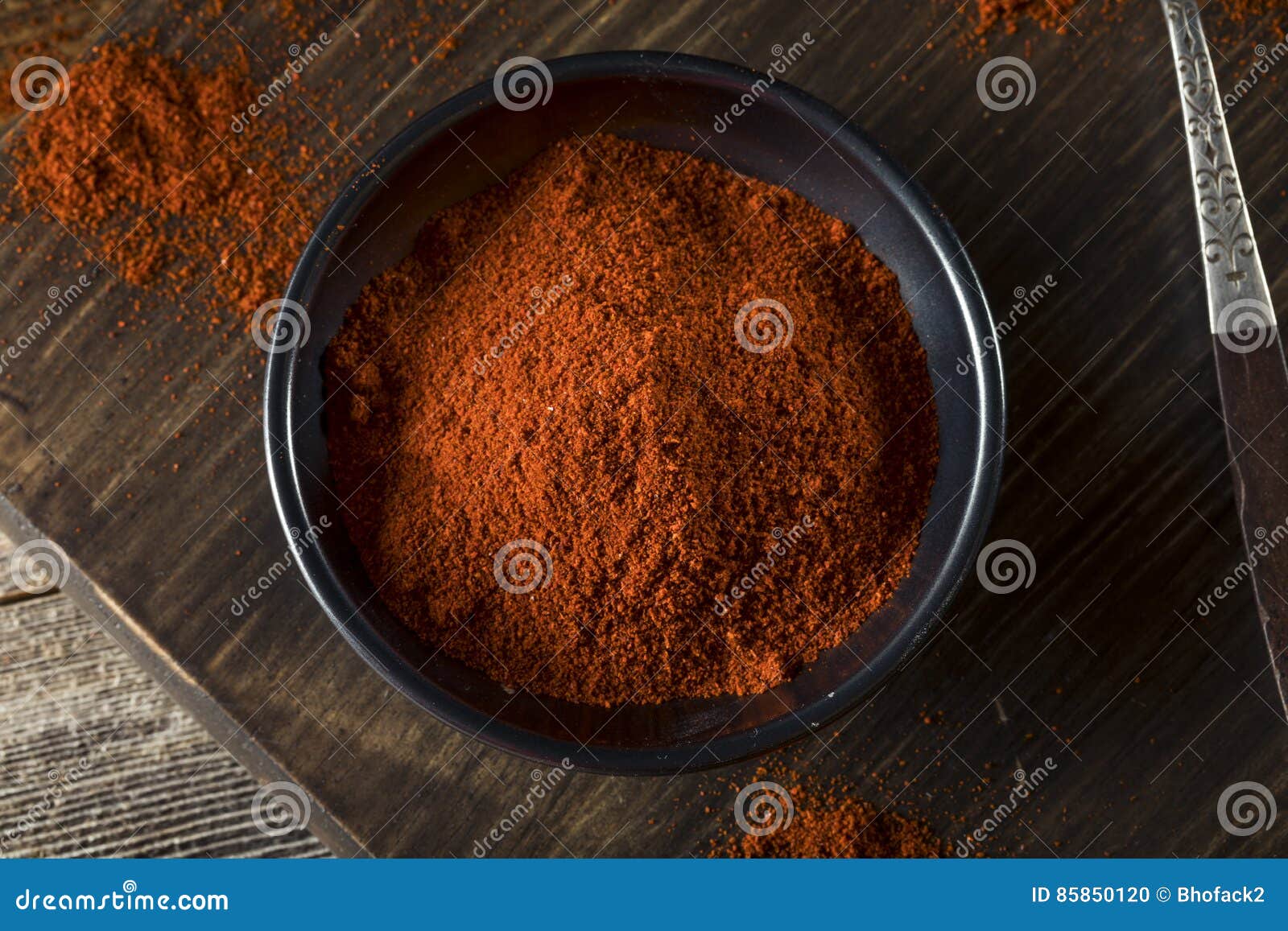 Raw Organic Red Paprika Spice Stock Photo Image of bright, ground