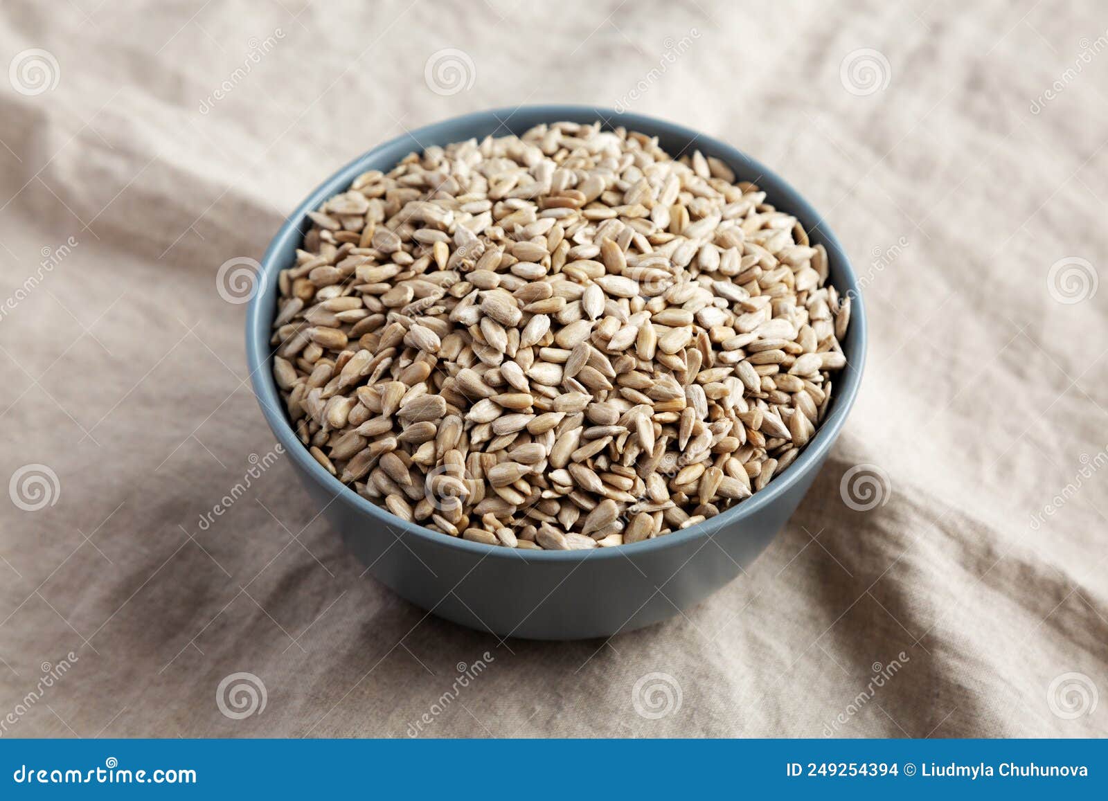 Raw Organic Sunflower Seed Kernels in a Bowl, Side View Stock Photo Image of agriculture