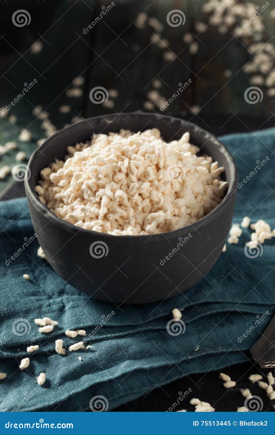 Raw Organic White Koji Rice Stock Image Image of mold,