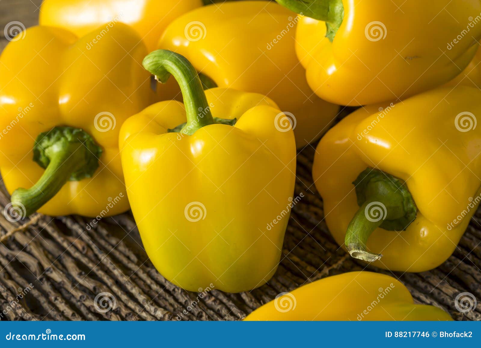 Raw Organic Yellow Bell Pepper Stock Photo Image of healthy, colorful