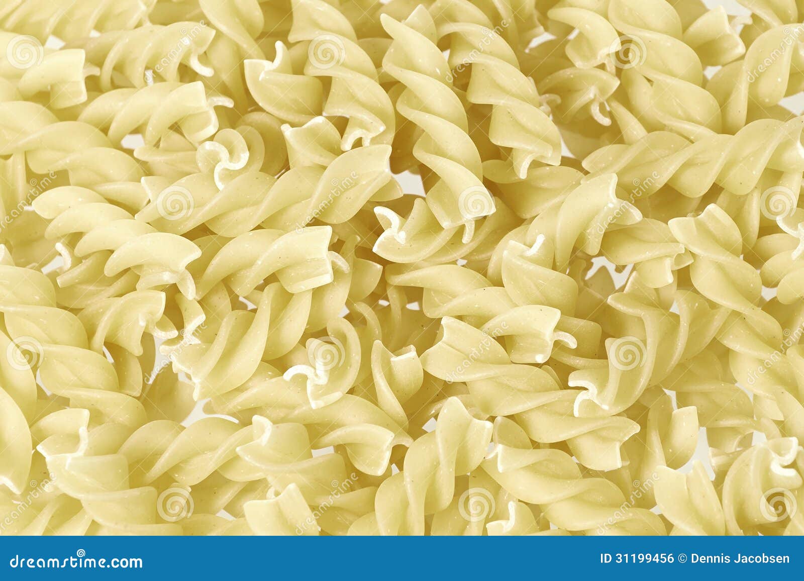 Raw pasta twists stock photo. Image of cook, white, nutrition 31199456