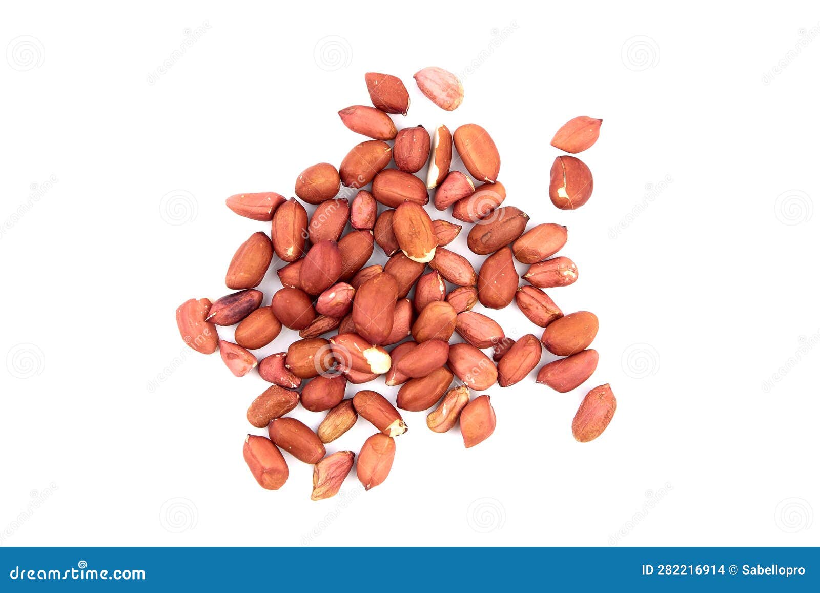 Raw Peanuts Isolated on White Stock Photo Image of pile, group 282216914