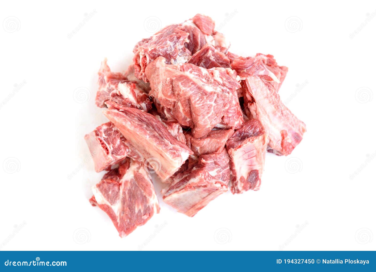 raw pork bones