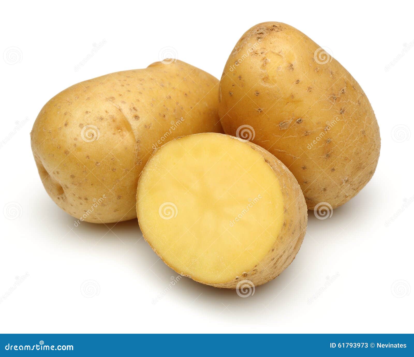 Raw Potatoes and Half Potato Stock Image Image of carbohydrate